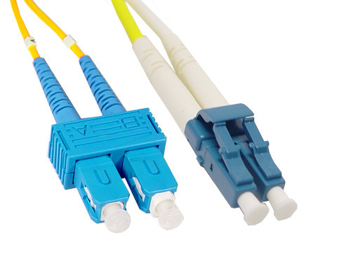 SC to LC Singlemode Duplex Fiber Optic Cable