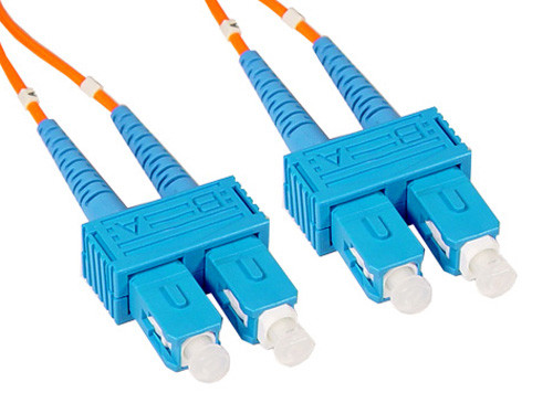SC to SC Multimode Duplex Fiber Optic Patch Cable