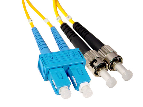 SC to ST Singlemode Duplex Fiber Optic Cable