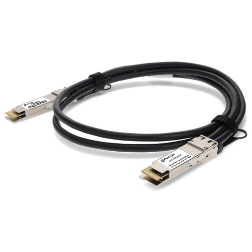 470-ADXM-FLT Dell Compatible QSFP56-DD to QSFP56-DD 400GBase DAC (Direct Attached Cable)