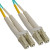 OM3 LC to LC Multimode Duplex Fiber Optic Cable - 6 meters