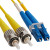 LC to ST Singlemode Duplex Fiber Optic Cable