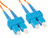 SC to SC Multimode Duplex Fiber Optic Patch Cable