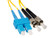 SC to ST Singlemode Duplex Fiber Optic Cable