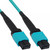 MPO12 to MPO12 Multimode Duplex Fiber Optic Patch Cable