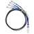CAB-Q-S-2M-FL Arista Compatible QSFP+-4xSFP+ DAC (Direct Attached Cable)