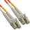 OM2 LC to LC Multimode Duplex Fiber Optic Cable - 20 meters