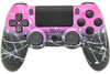 Pink & Black Fade PS4 Wireless Custom Controller