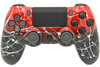 Red & Black Fade PS4 Wireless Custom Controller