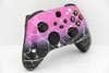 Pink & Black Fade W/Silver Splatter Xbox Series X/S Custom Controller