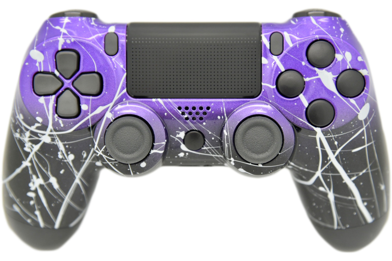 Purple and sale black ps4 controller