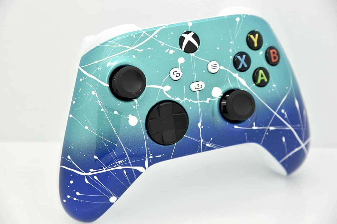 Custom Controllerzz Pro Series Custom Wireless Controller for Xbox Series  X/S, Xbox One, & PC - Multiple Designs Available (Weeds)