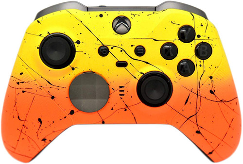 Orange & Yellow Fade Xbox One Elite Series 2 Custom Controller