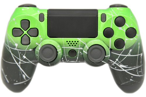 Green & Black Fade PS4 Wireless Custom Controller