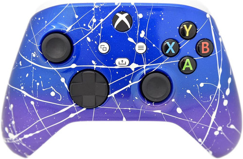 Blue & Purple White Drip Xbox Series X/S Custom Wireless Controller