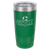 Personalized 20oz. Green Vacuum Insulated Powder Coated Stainless Steel Tumbler with Lid