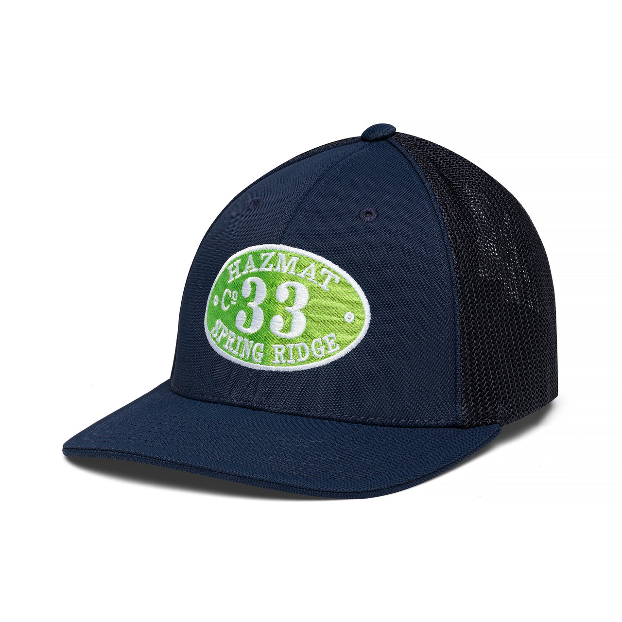Pacific 404M/404F Trucker Mesh Back Hat (Flexible Fitted) w/ Fire