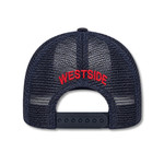 Legacy Mid-Profile Trucker Mesh Back Hat (Snapback) w/ Traditional Alpha Design