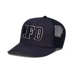 Legacy Mid-Profile Trucker Mesh Back Hat (Snapback) w/ Old School 3D Font