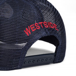 Legacy Mid-Profile Trucker Mesh Back Hat (Snapback) w/ Old School 3D Font