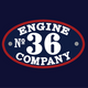 Fire Mark - Option 3 - Navy/Red/M. Silver/White