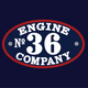 Fire Mark - Option 3 - Navy/Red/M. Silver/White