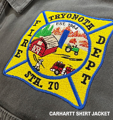 Custom Firefighter Shirt Jacket