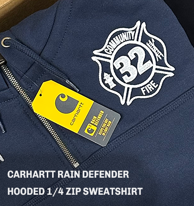 Custom Firefighter Hooded Sweatshirt