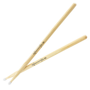 5A Nylon Tip Hickory Drumsticks by World Rhythm