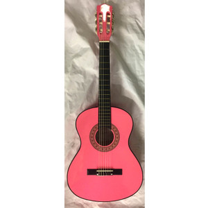 B GRADE Jasmin Childrens 3/4 Size Classical Guitar  - Pink