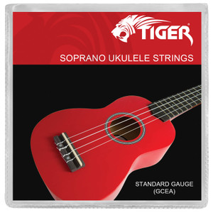 Tiger UAC14 Soprano Ukulele Strings - Standard Gauge Nylon 