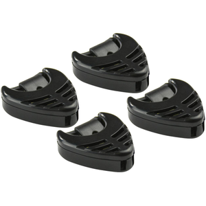 4 x Guitar Pick Holders - Black Plectrum Holders With Self Adhesive