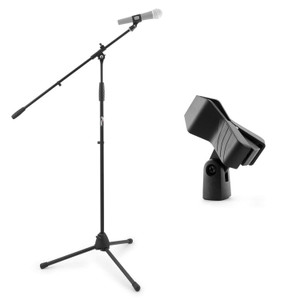 Tiger Boom Microphone Stand with Alternative Mic Clips