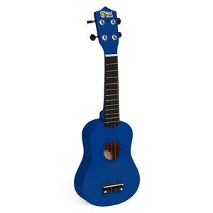 Mad About Blue soprano ukulele featuring a compact 21-inch design, carbon strings and geared tuning pegs. Lightweight beginner ukulele ideal for children, students and first-time players.