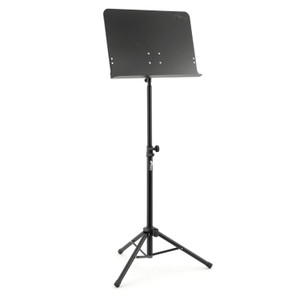 TIGER Telescopic Music Stand - Orchestra, School, Singer, Solo Musicians - Black