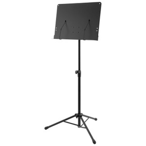 Orchestral Music Stand by World Rhythm - Sheet Music Holder with Page Retainers