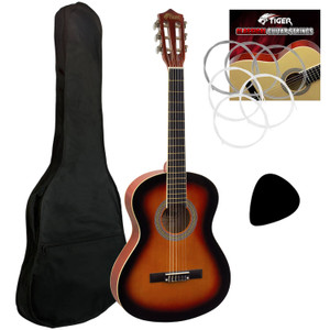 Tiger 3/4 Classical Guitar in Sunburst