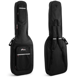 Tiger Bass Guitar Padded Gig Bag - Twin Straps - Black