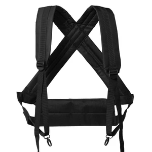 World Rhythm nylon padded djembe drum harness with adjustable shoulder straps, cross-back support design and secure attachment clips for comfortable hands-free djembe playing.