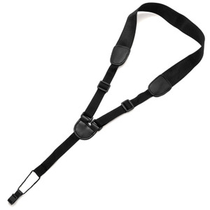 Tiger Ukulele Strap - Adjustable Black Uke Strap