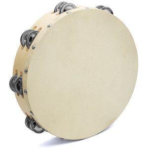 Tiger 8" Double Row Wood Tambourine