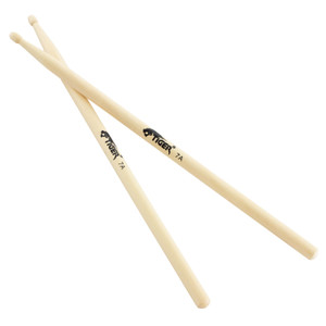 Tiger 7A Maple Drumsticks with Wooden Tips