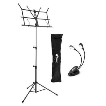 Tiger Folding Music Stand & Light Pack