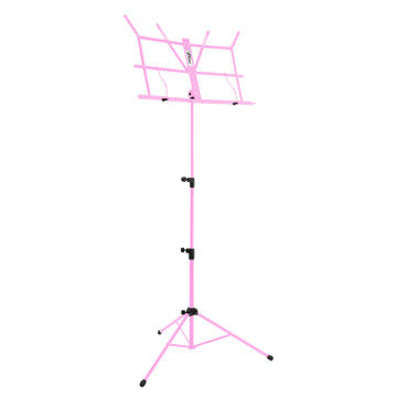 Tiger Portable Easy Folding Sheet Music Stand - Pink
