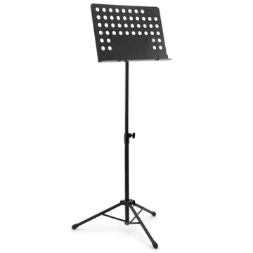 Mad About Orchestral Sheet Music Stand with Page Retainers, Height Adjustable