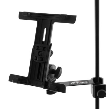 Tiger Tablet iPad Mount for Microphone/Music Stand with Clamp