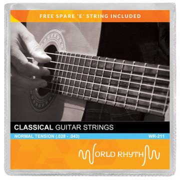 Normal Tension Nylon Classical Guitar Strings by World Rhythm