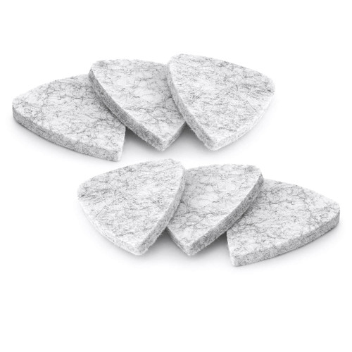 Tiger Felt Ukulele Picks - 6 Pack Felt Plectrums
