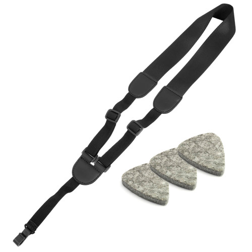 Tiger Ukulele Strap with 3 Free Felt Picks