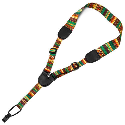 Tiger Ukulele Strap Aztec Style - Adjustable Strap fits all Ukuleles
